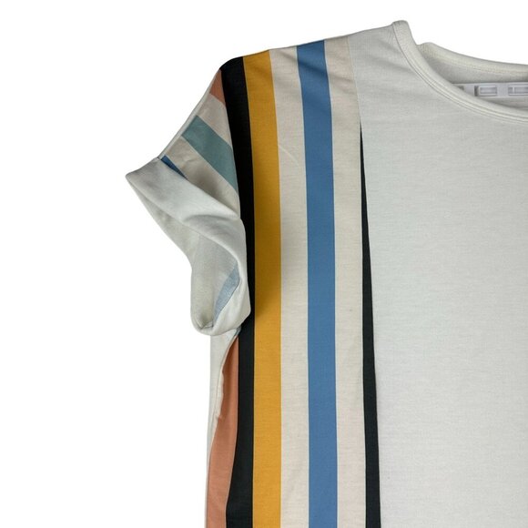 BiBi Women's Round Neck Short Sleeved Blouse Size XL - Picture 3 of 7